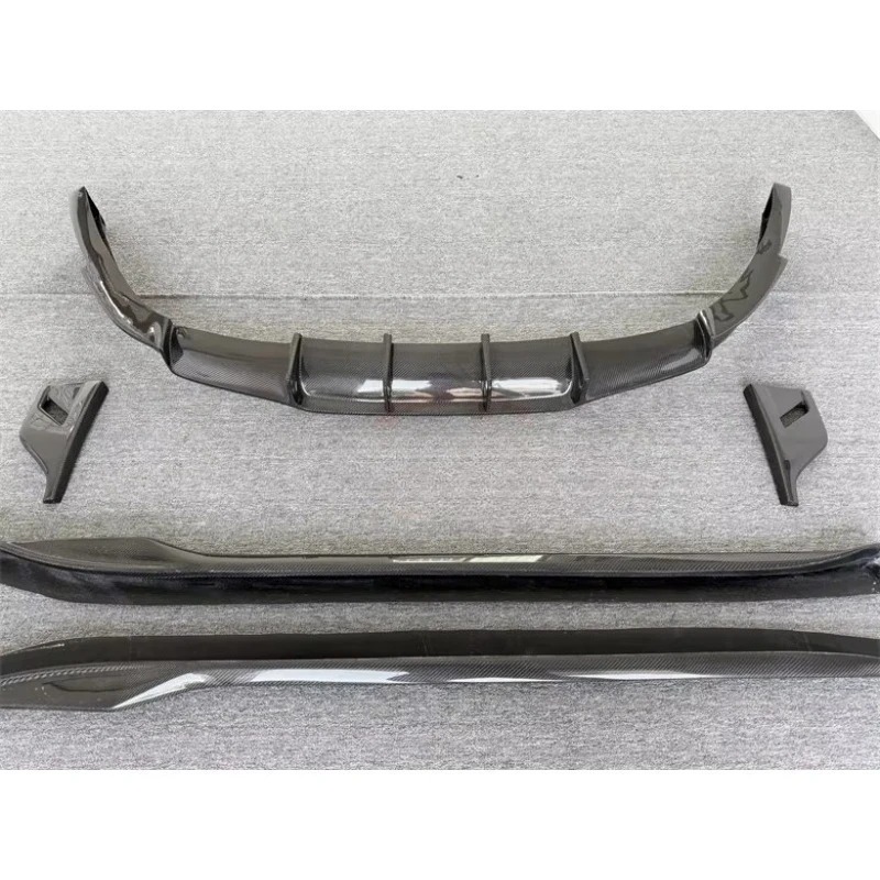 Carbon Fiber Body Kit for  911 992 Carrera Carbon Fiber Front Lip Side Skirt Rear Diffuser